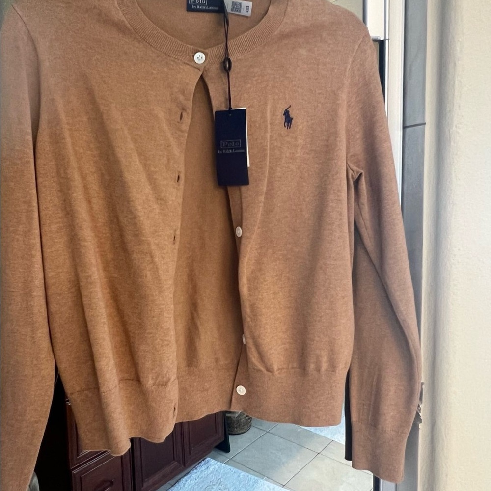 Polo by Ralph Lauren Camel Sweater size S P - NWT-Small - Picture 4 of 6